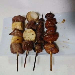 キャンプ飯★牛肉とエリンギの串焼きBBQ